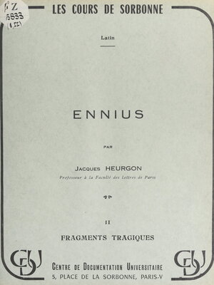 cover image of Ennius, 2